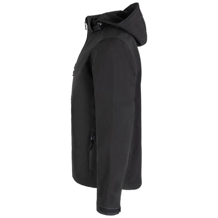 Kurtka z kapturem SOFTSHELL BLACK KING BK