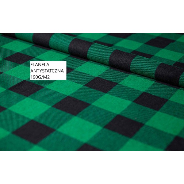 Flanela antystatyczna 99% Bawełna, 1% włókno antystatyczne