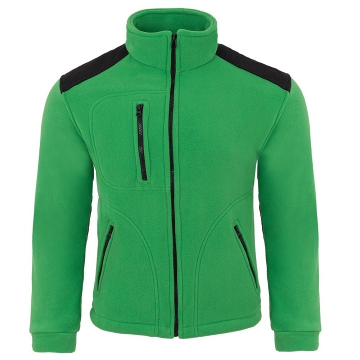 Bluza polarowa Kelly Green/Black FLRA 340 KG-BK