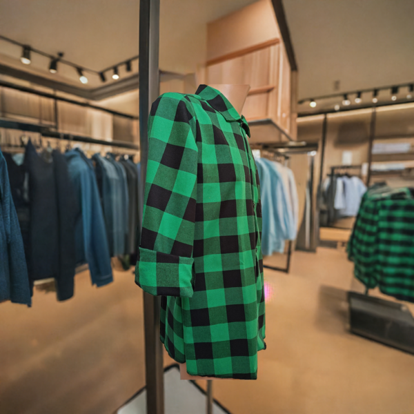 Koszula zielono-czarna Tkana190 gr/m2 Premium