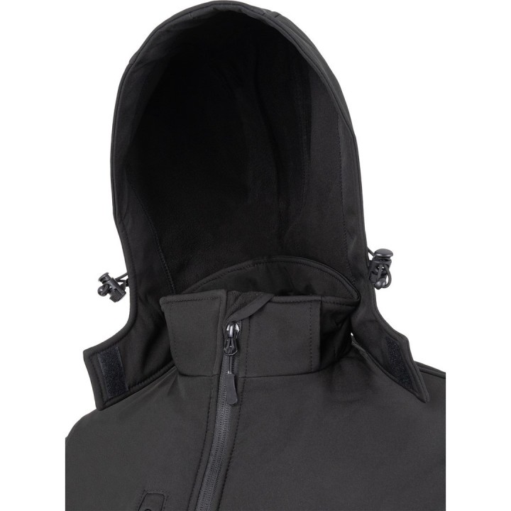 Kurtka z kapturem SOFTSHELL BLACK KING BK