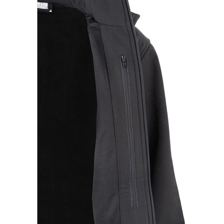 Kurtka z kapturem SOFTSHELL BLACK KING BK