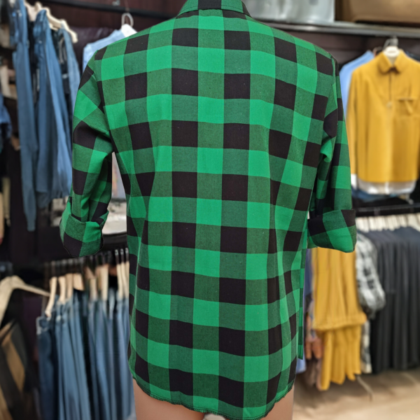 Koszula zielono-czarna Tkana190 gr/m2 Premium