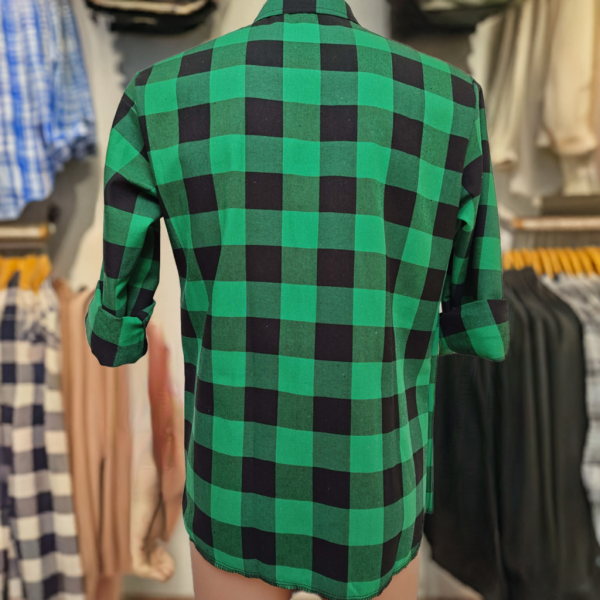 Koszula zielono-czarna Tkana190 gr/m2 Premium