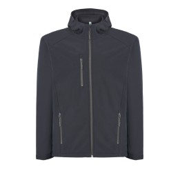 KURTKA Z KAPTUREM  NAVY SOFTSHELL HOOD NY