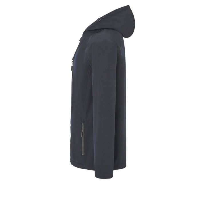 KURTKA Z KAPTUREM  NAVY SOFTSHELL HOOD NY
