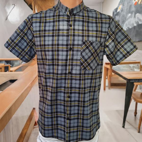 Koszula krótki rękaw flanelowa Kamel B-27