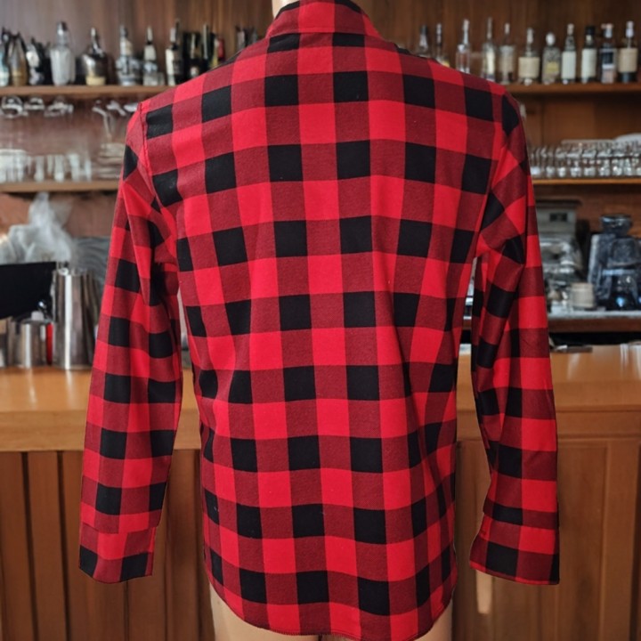 Koszula flanelowa czerwono-czarna 170 gr/m2