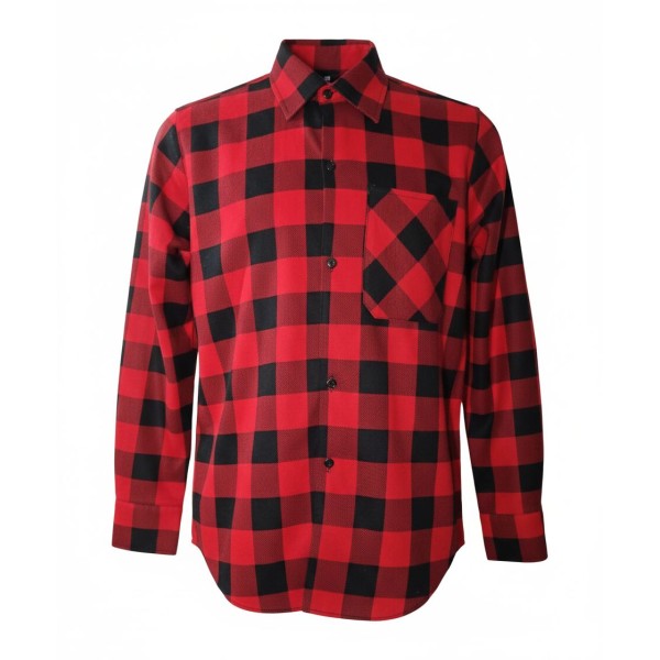 Koszula flanelowa czerwono-czarna 170 gr/m2
