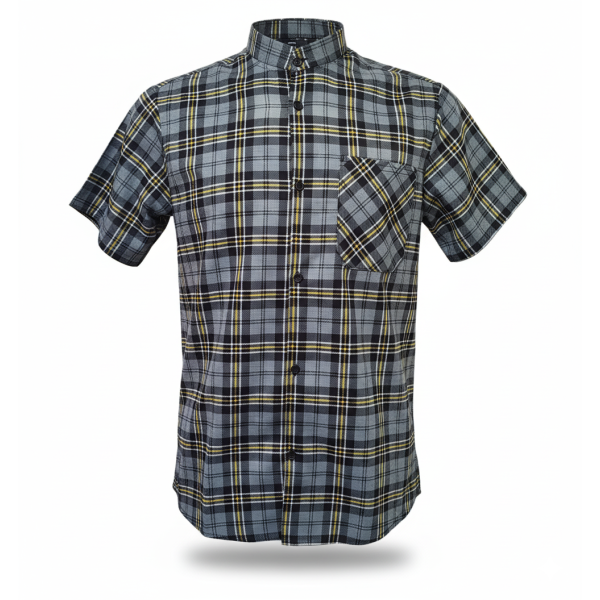 Koszula krótki rękaw flanelowa Kamel B-27