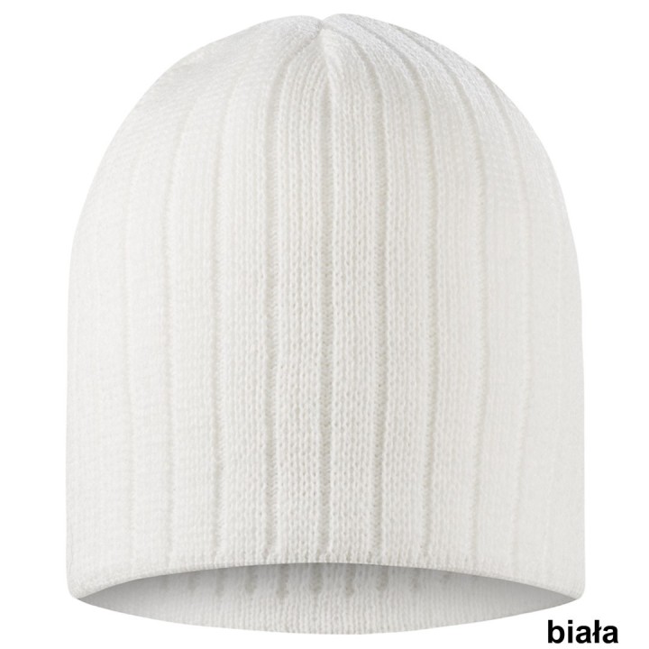 Czapka zimowa Biała BEANIE WH