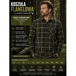 Koszula leśnik bawełniana