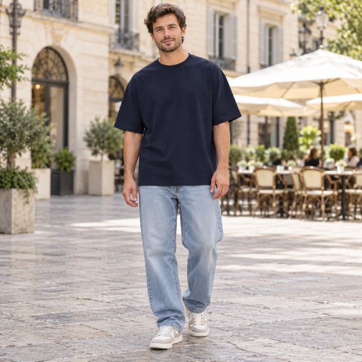 T-SHiRT GRANAT 200 g/m²  oversize