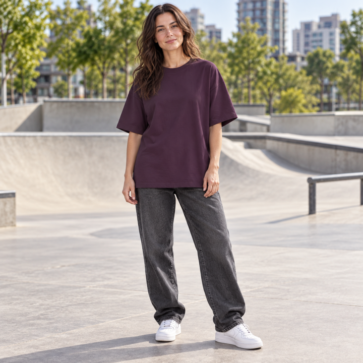 T-SHiRT Future Dark 200 g/m² oversize