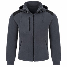 Bluza polarowa z kapturem Graphite/Black 360 – ciepła i funkcjonalna