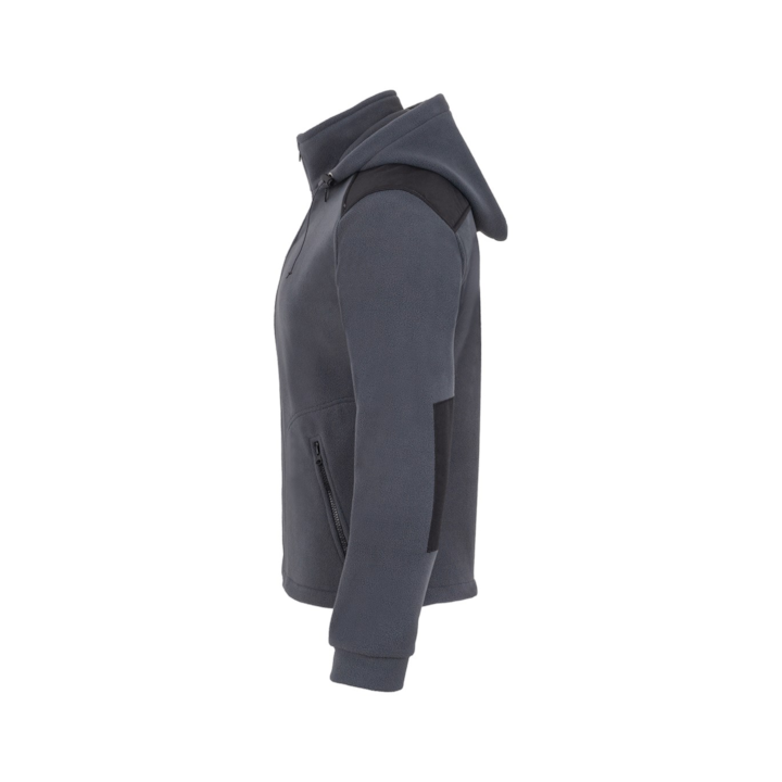Bluza polarowa z kapturem Graphite/Black 360 – ciepła i funkcjonalna