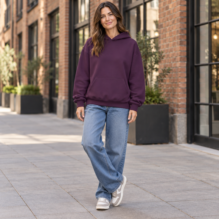 Wygodna bluza dresowa oversize – komfort i styl na co dzień.