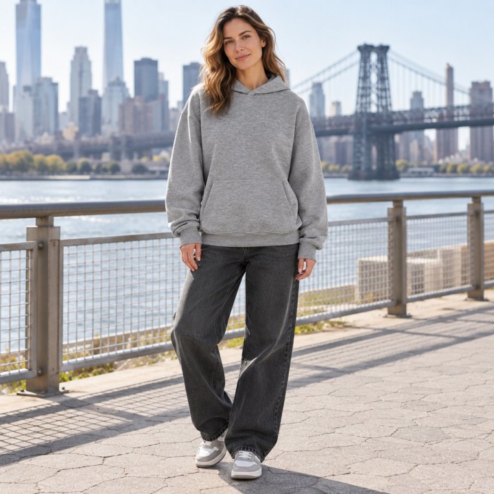Wygodna bluza dresowa oversize – komfort i styl na co dzień.