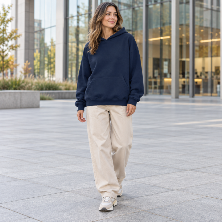 Wygodna bluza dresowa oversize – komfort i styl na co dzień.