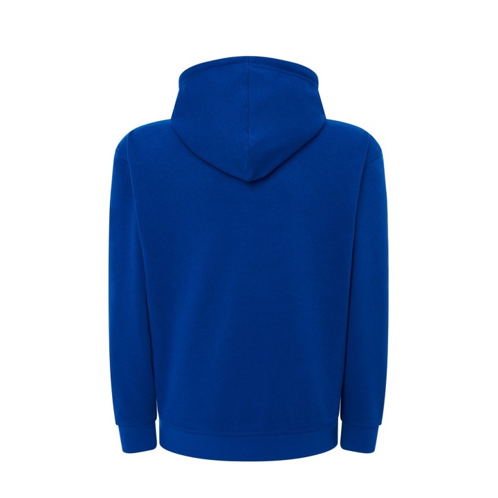 Bluza z kapturem zapinana na suwak niebieska 60% bawełna 40% poliester