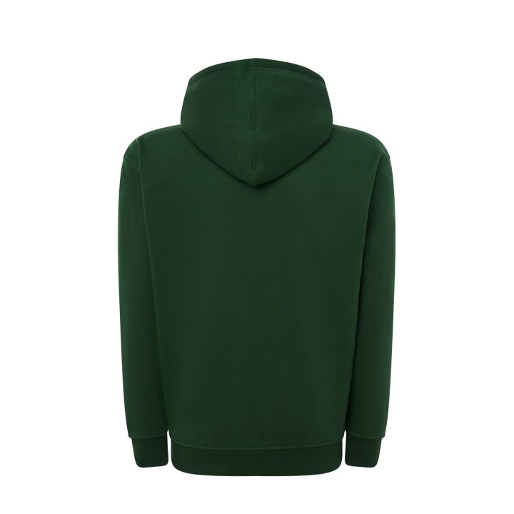 Bluza z kapturem zapinana na suwak zielona 60% bawełna 290 g/m²