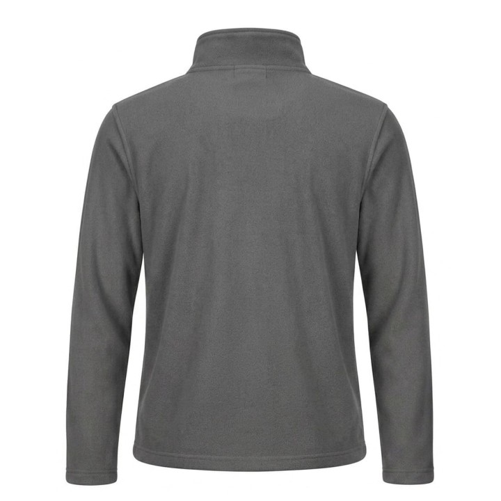 Bluza polarowa grafitowa 300 g/m² z antypillingiem i zamkami