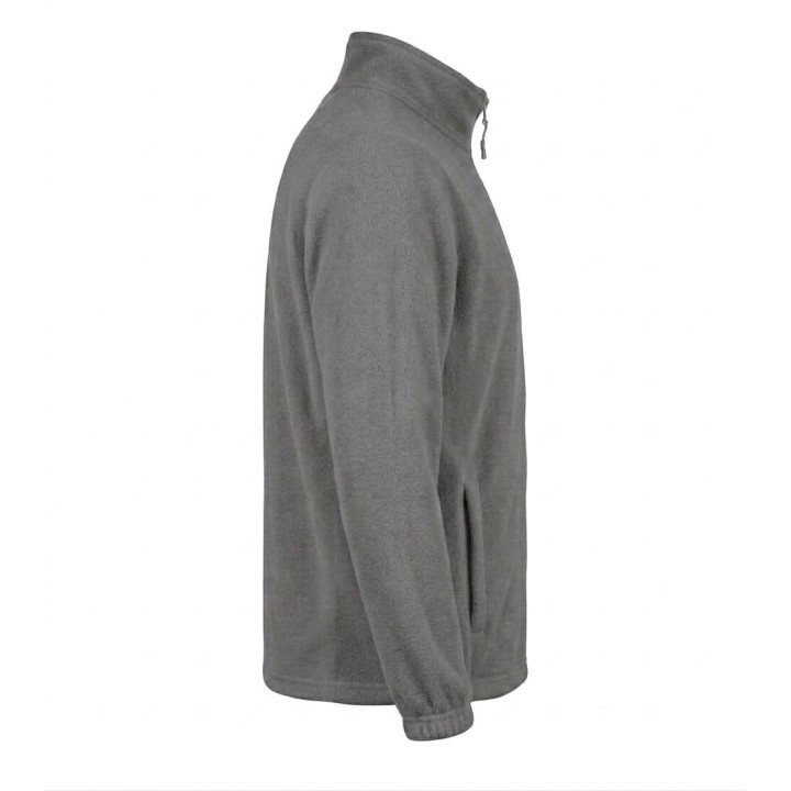 Bluza polarowa grafitowa 300 g/m² z antypillingiem i zamkami