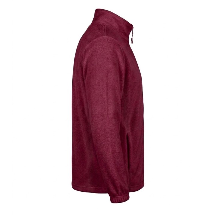 Bluza polarowa Burgundy 300 g/m² z antypillingiem i zamkami