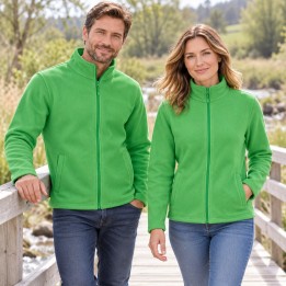 Bluza polarowa Kelly Green 300 g/m² z pełnym zamkiem i kieszeniami