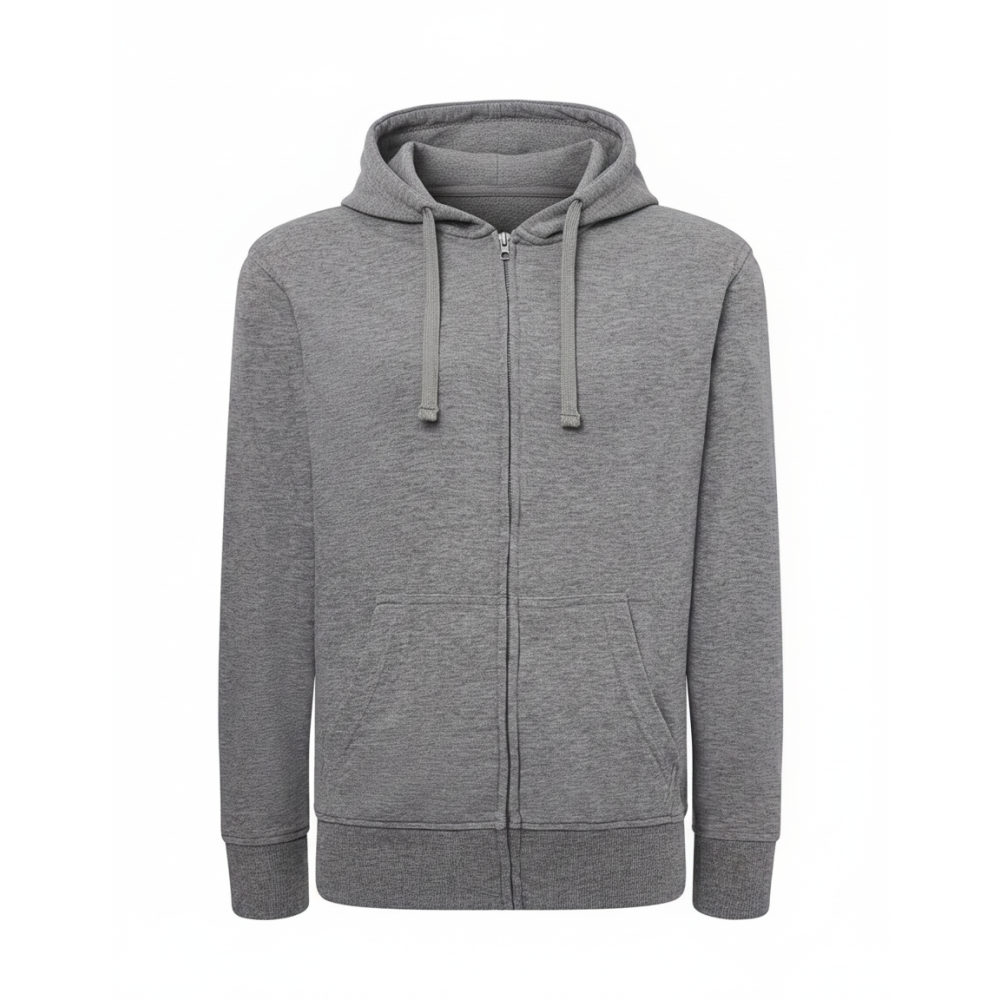 Bluza z kapturem damska szara HOOD 240 GM