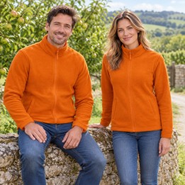 Bluza polarowa Orange 300 g/m² z antypillingiem i pełnym zamkiem