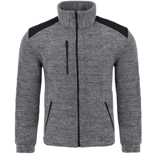 Bluza polarowa melange FLRA 340 GM-BK