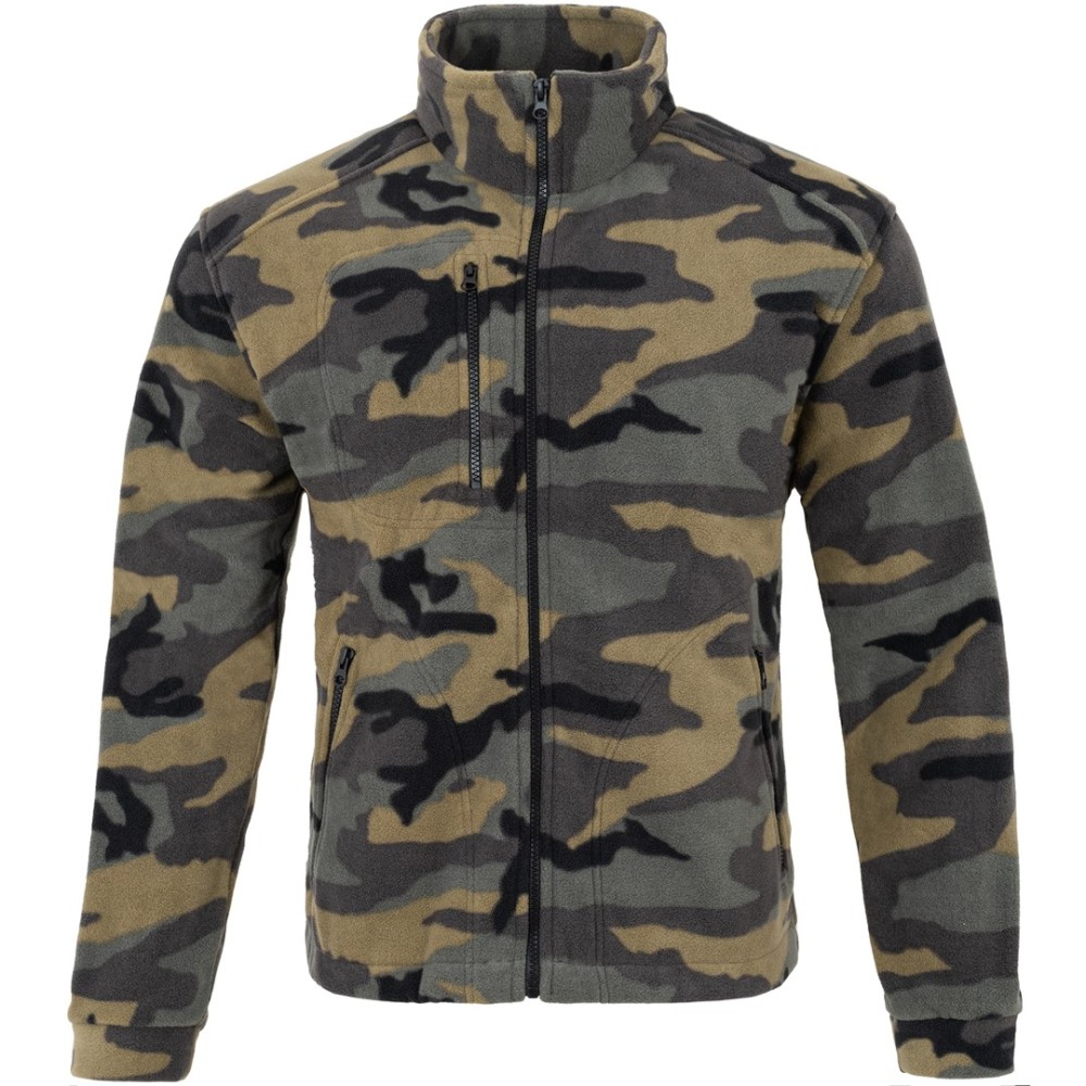 Bluza polarowa czarna Camouflage FLRA 340 CM