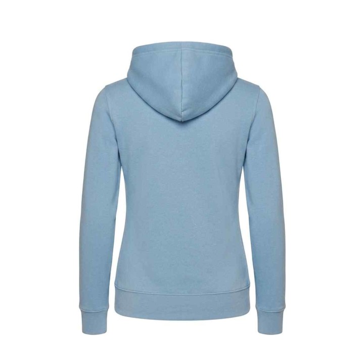 Bluza damska z kapturem i kieszenią kangurka –Sky blue