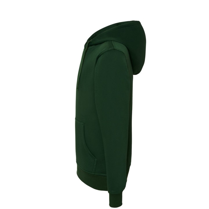 Damska bluza z kapturem i kieszenią kangurka –Bottle Green