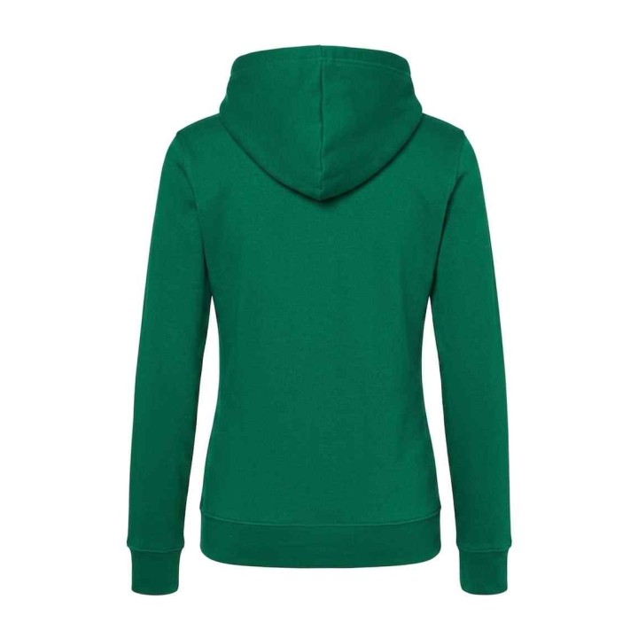 Damska bluza z kapturem i kieszenią kangurka Kelly Green, gramatura