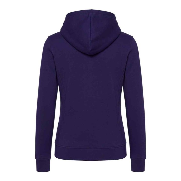 Bluza damska z kapturem i kieszenią kangurka – Purple, komfort i
