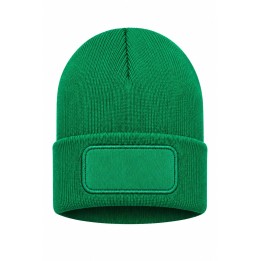 Czapka zimowa Logo Kelly Green z bawełnianą naszywką do znakowania
