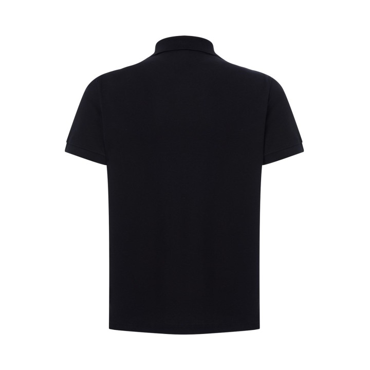 Koszulka Polo 210 czarna męska z bawełny typu pique 210 g/m²