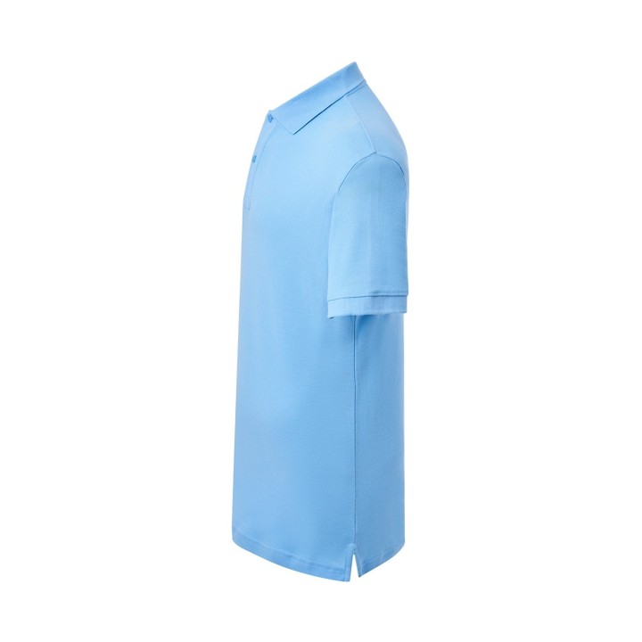 Koszulka Polo 210-Jasno Niebieski z bawełny czesankowej pique 210 g/m²