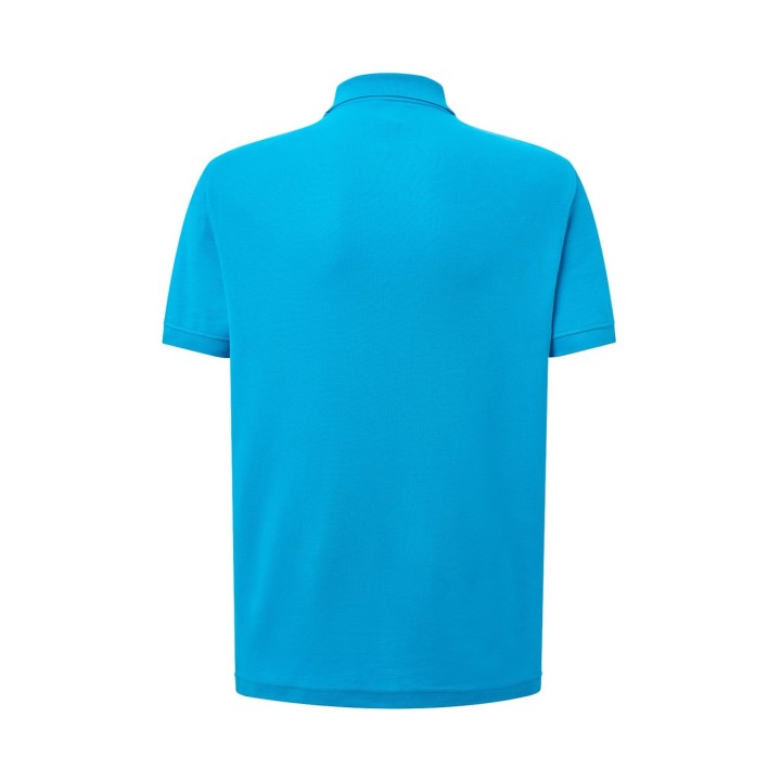 Koszulka Polo 210-Turkus z bawełnianej dzianiny pique 210 g/m²