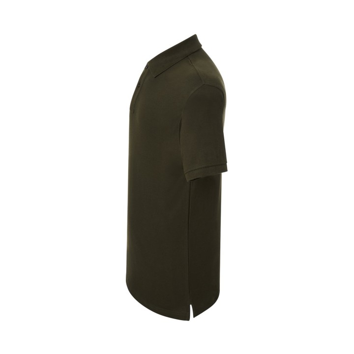 Koszulka Polo 210-Oliwkowa ciemna 100% bawełna stabilizowana 210 g/m²