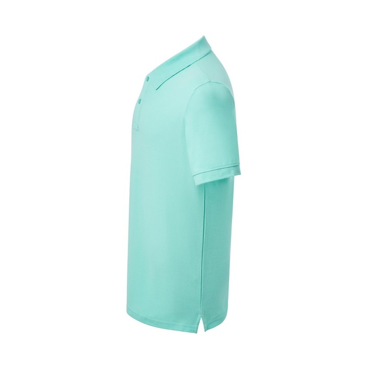 Koszulka Polo 210-Miętowy z bawełny stabilizowanej 210 g/m²