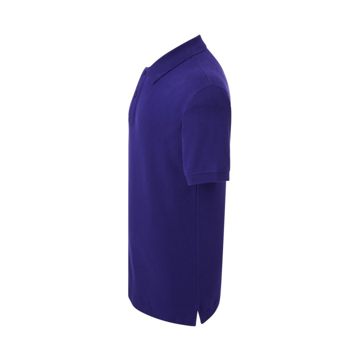 Koszulka Polo 210-Fioletowa z bawełny czesankowej 210 g/m²