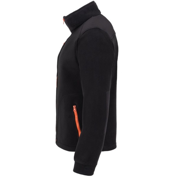 Bluza polarowa Black/Orange FLRA 340 BK-OR