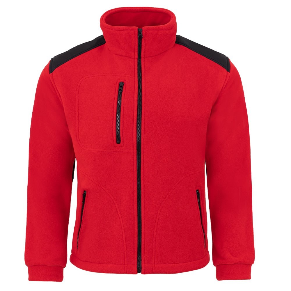 Bluza polarowa Red/Black FLRA 340 RD-BK