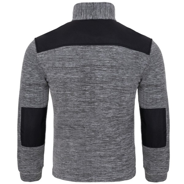 Bluza polarowa melange FLRA 340 GM-BK