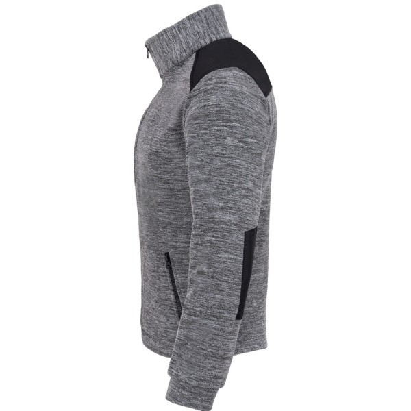 Bluza polarowa melange FLRA 340 GM-BK