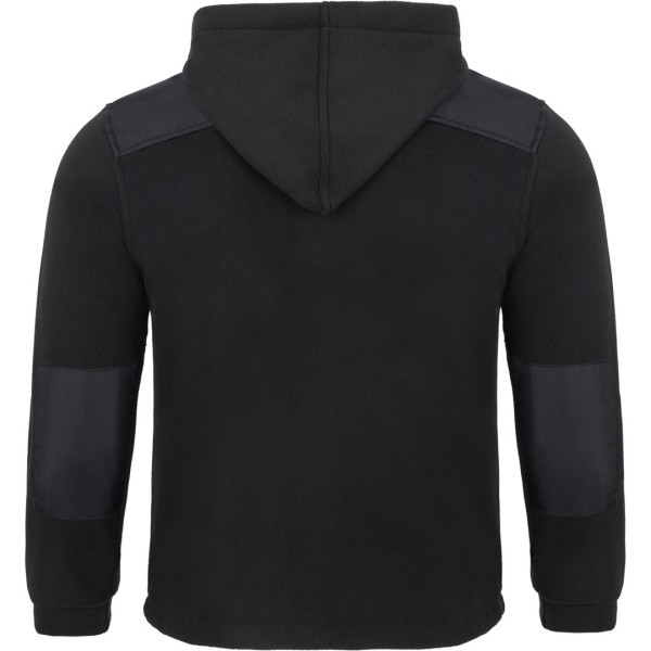 Bluza polarowa z kapturem Black/Black FLRA 340 BUS HOOD BK-BK