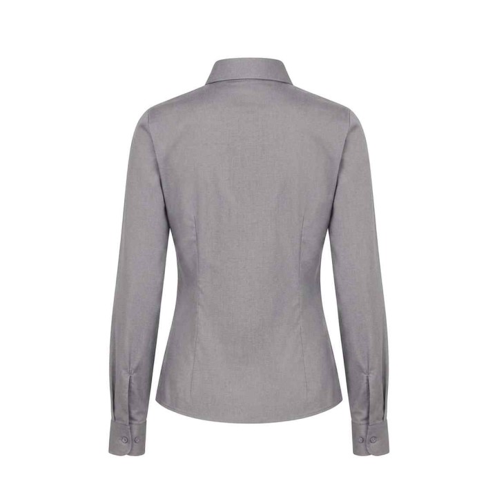 Damska koszula robocza Oxford z długim rękawem SL Silver